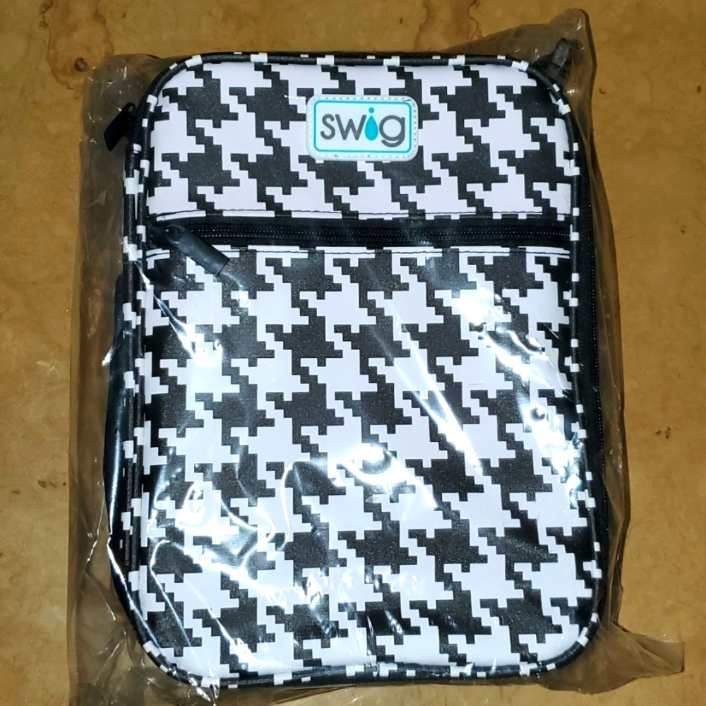 NWT Swig houndstooth boxxi lunch bag